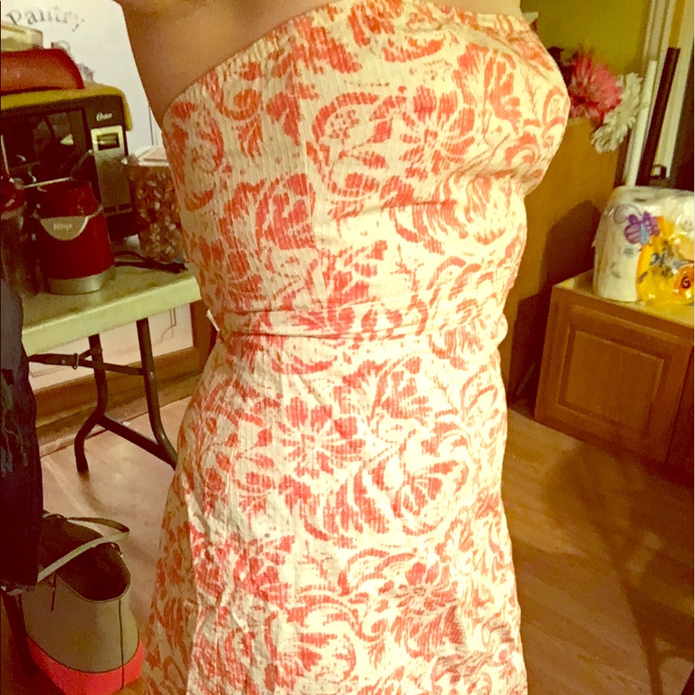 J Crew Strapless Spring Dress