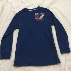Kids waffle thermal shirt