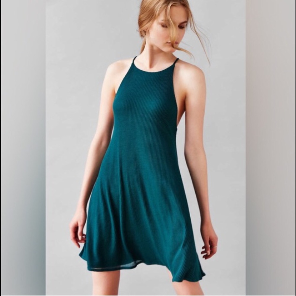 Silence + noise ribbed swing dress