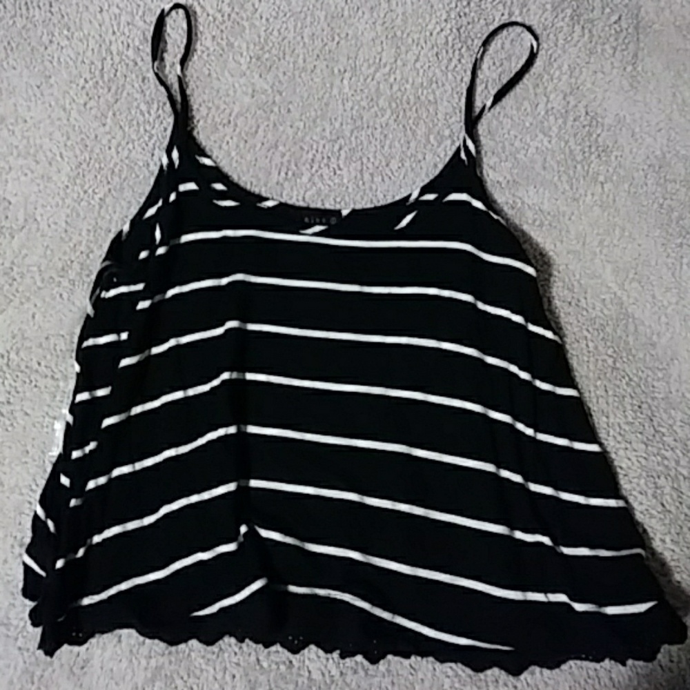 Striped crop top