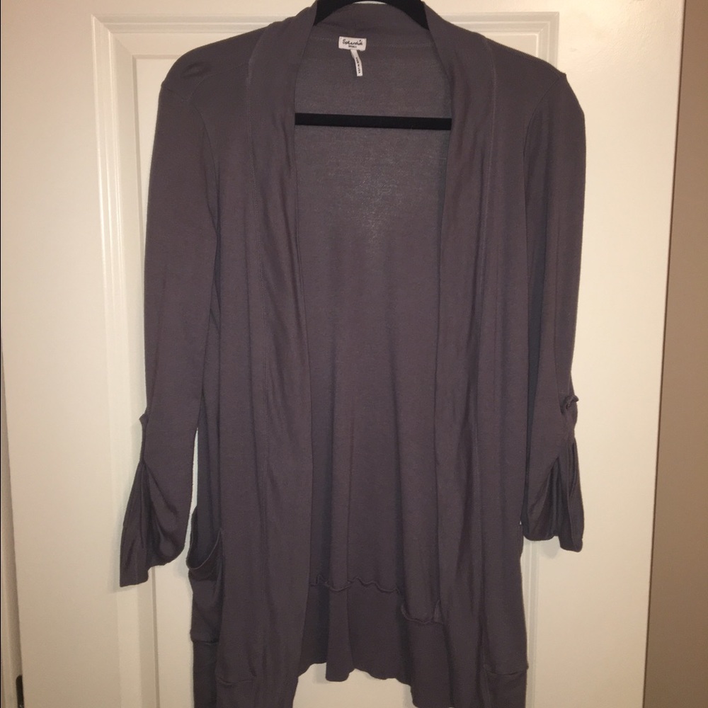 Splendid taupe cardigan