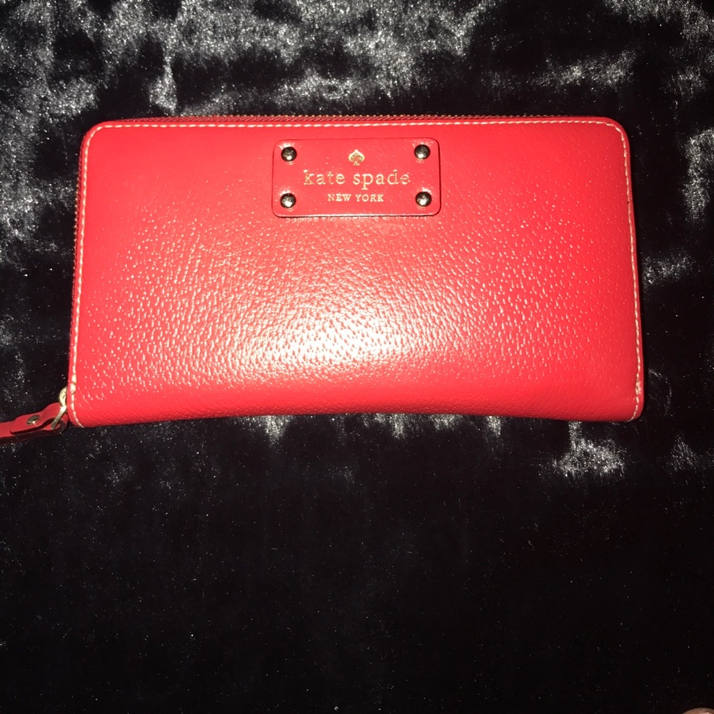 Red Kate Spade Wallet