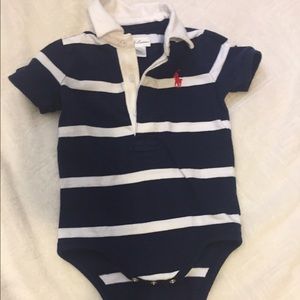 6 MONTH Ralph Lauren short sleeve onesie polo