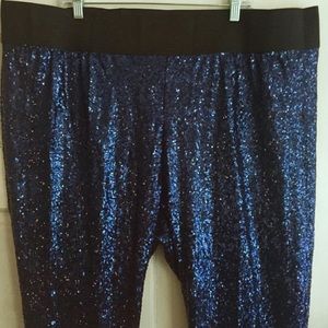 Society Plus Pants - Sequin Pull On Pant Society Plus Pants - Sequin Pull On Pant