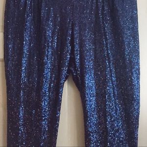 Society Plus Pants - Sequin Pull On Pant Society Plus Pants - Sequin Pull On Pant