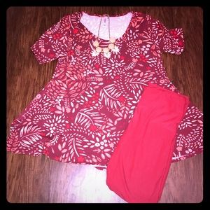 LuLaRoe Perfect Tee (shirt only) Size Large