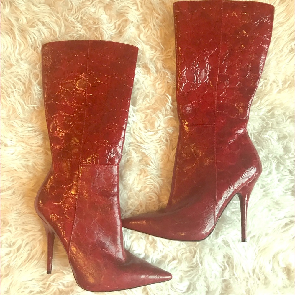 Alligator Red Boots