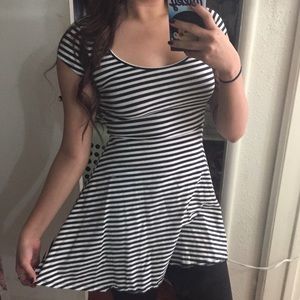 Striped Skater Dress