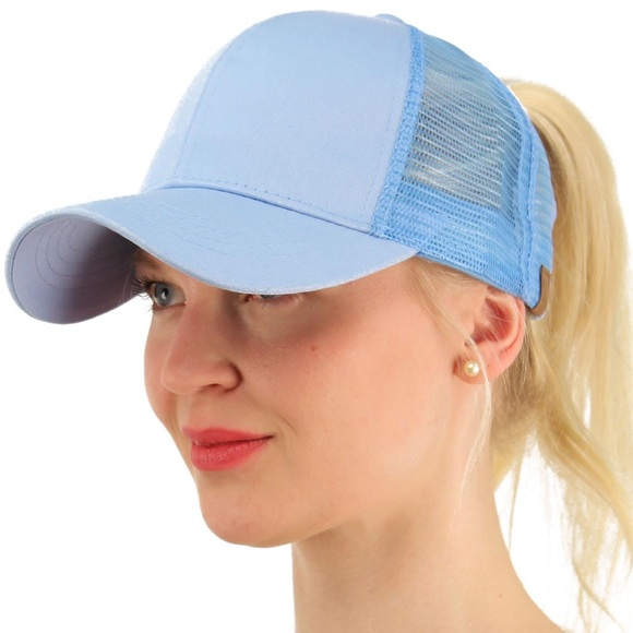 Ponycap Messy High Bun Ponytail Mesh Cap - Picture 2 of 5