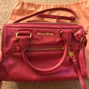 Authentic Miu Miu Pink Crossbody bag