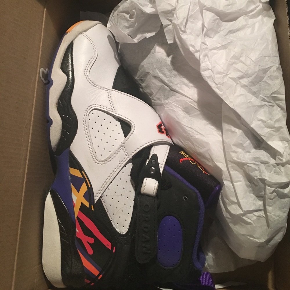 air jordan 8 retro white/infrared