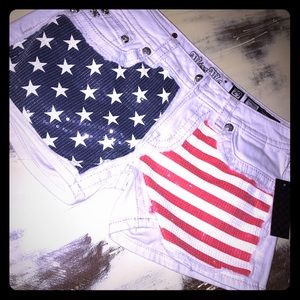 Miss Me American Flag 🇺🇸 shorts