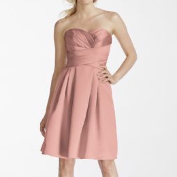 blush pink bridesmaid dresses david's bridal David's Bridal | Dresses | The Dress Collection F701 Blush Bridesmaid Dress