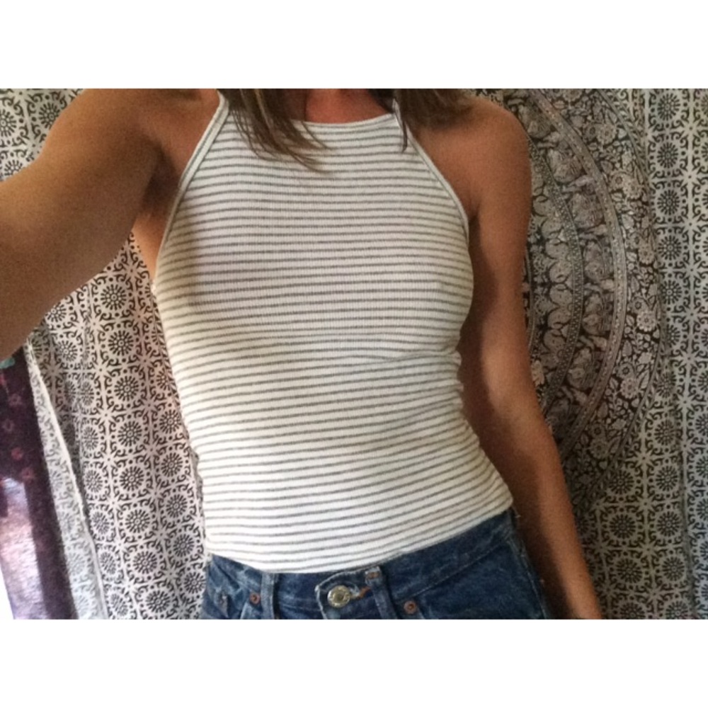 Stripped Crop Top