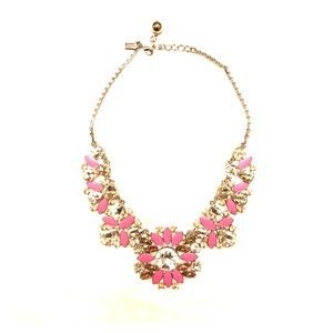 Kate Spade New York pink & silver necklace