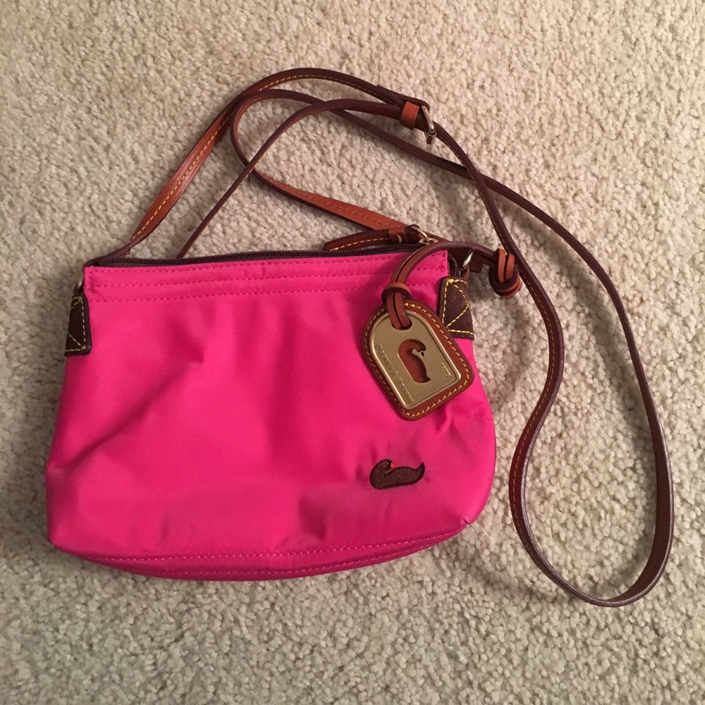 Dooney & Burke hot pink crossbody