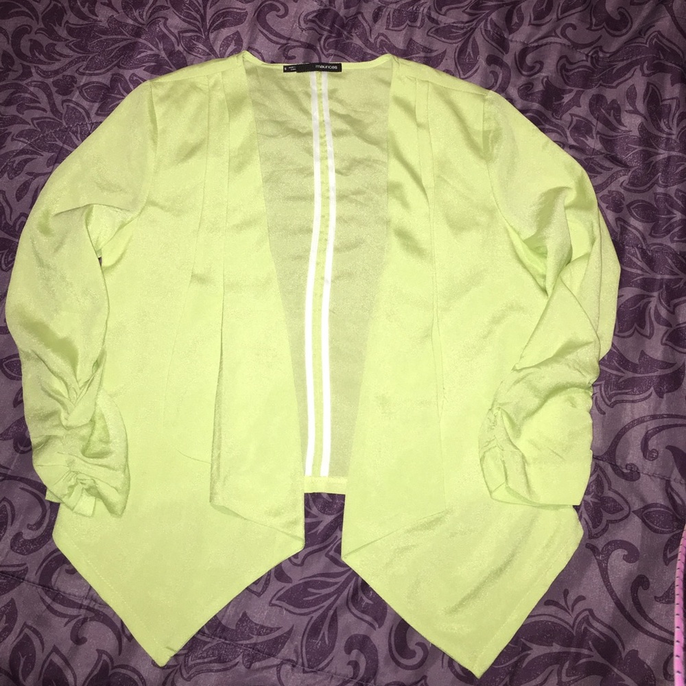 Lime green soft jacket 🔥🔥