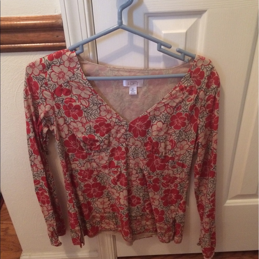 Flower Long Sleeve Top