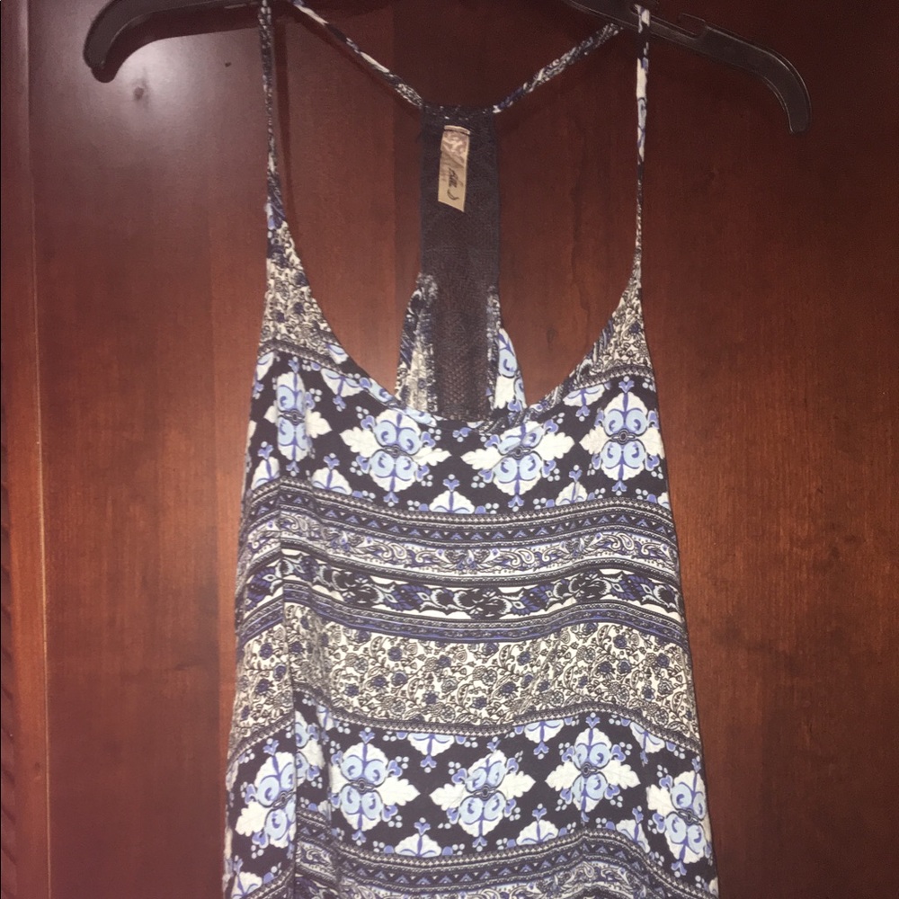 Cute Spaghetti Strap Boho Tank