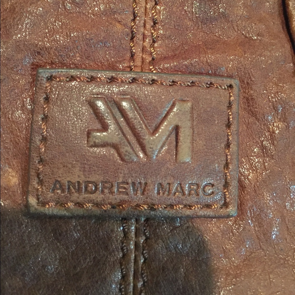 Brown Authentic Andrew Marc bag - Picture 3 of 6