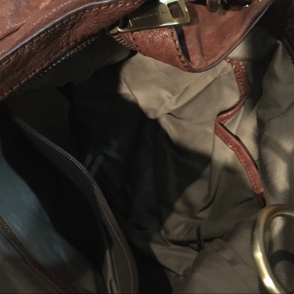 Brown Authentic Andrew Marc bag - Picture 5 of 6