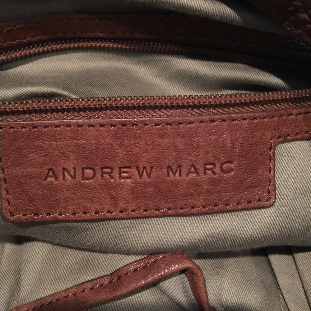 Brown Authentic Andrew Marc bag - Picture 6 of 6