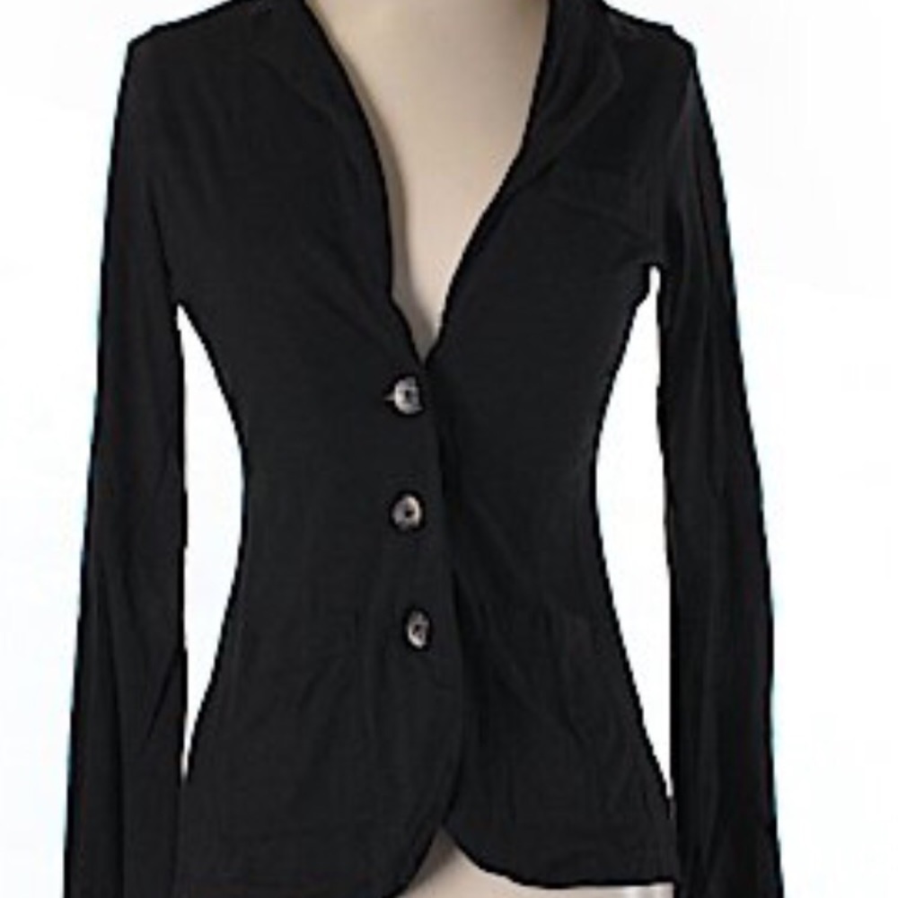 Splendid black cotton blazer