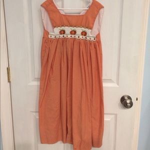 Girls smocked dress