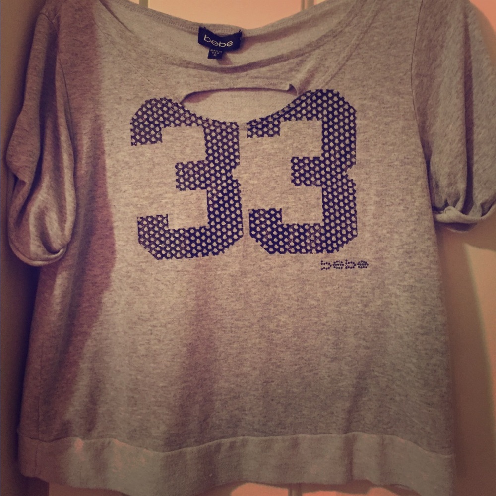 bebe shirt. Condition: Good