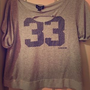 bebe shirt. Condition: Good