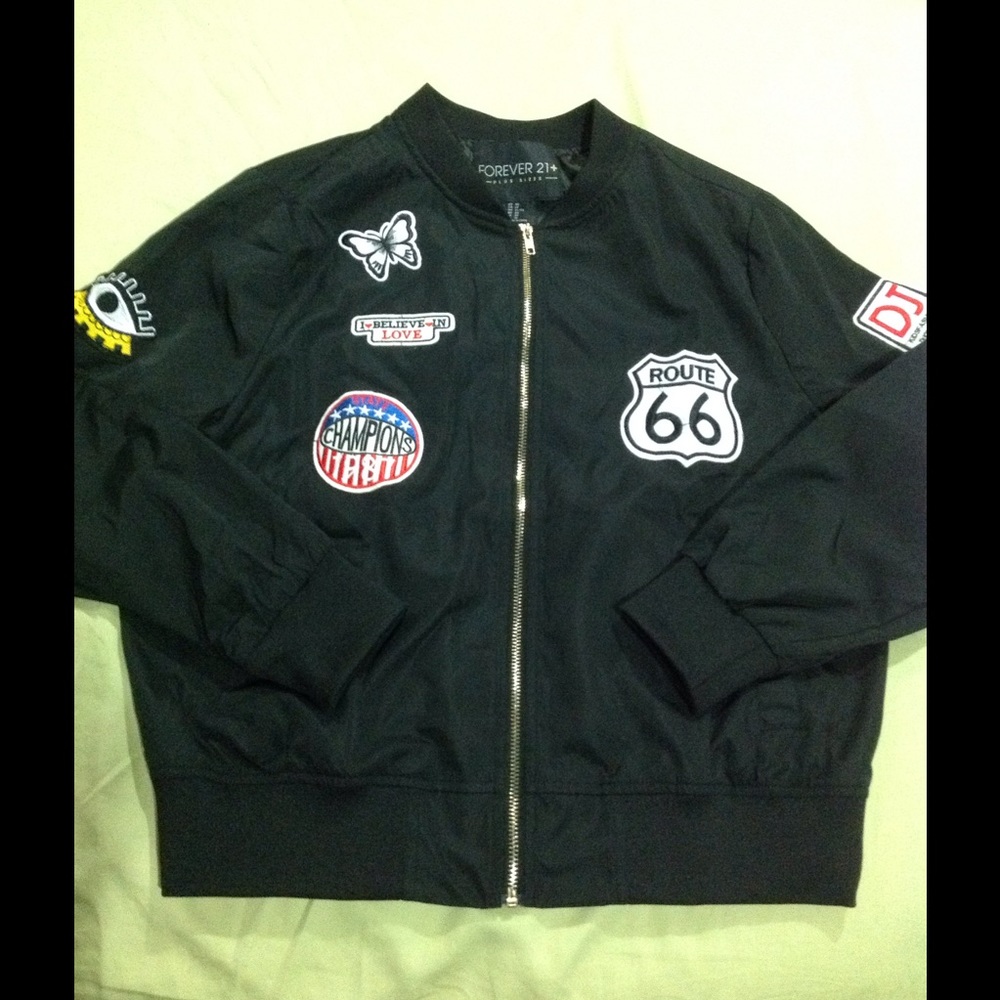 Bomber Patch Jacket - image 1