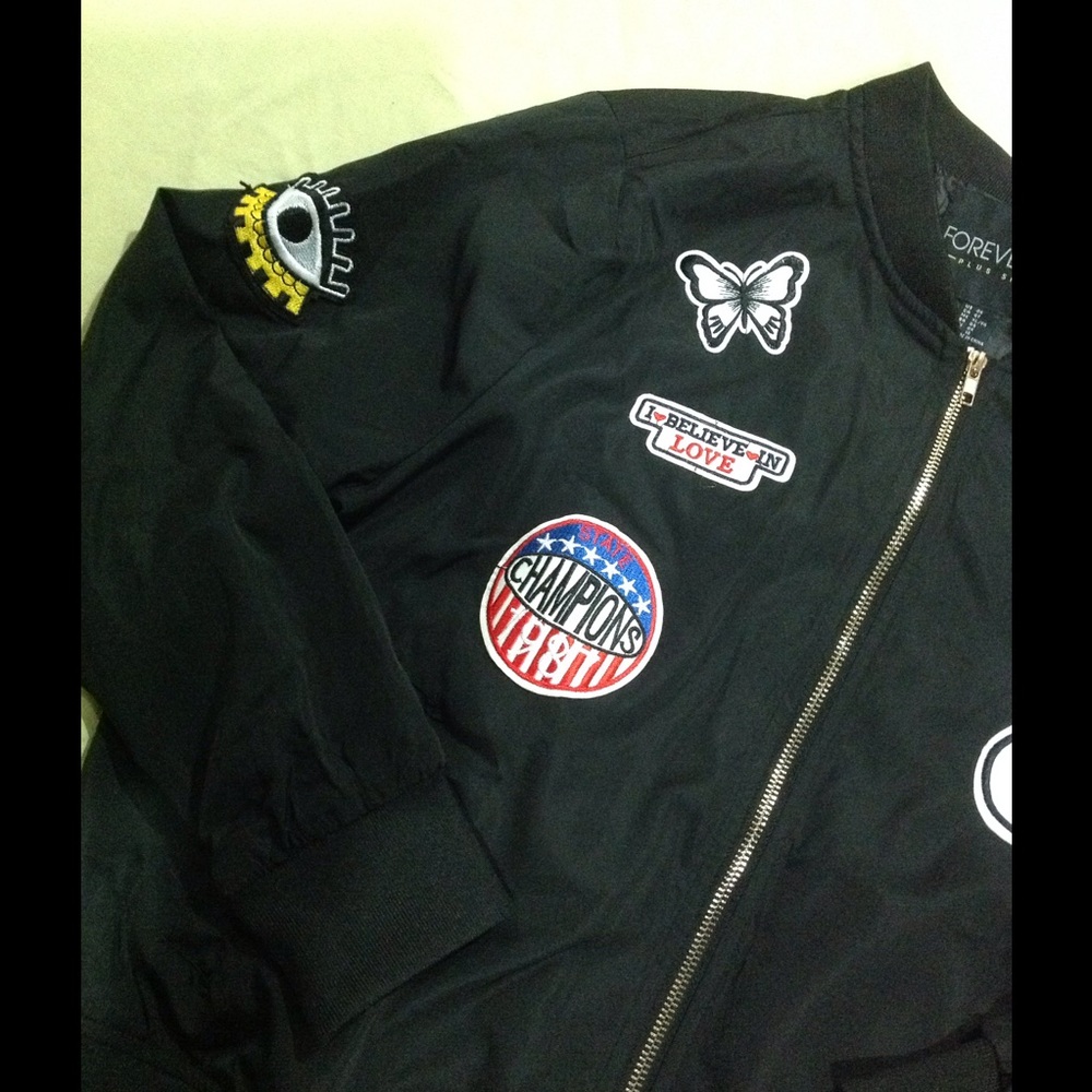 Bomber Patch Jacket - image 3
