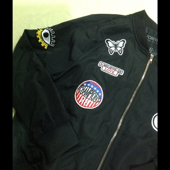 Bomber patch jacket - Picture 3 of 4