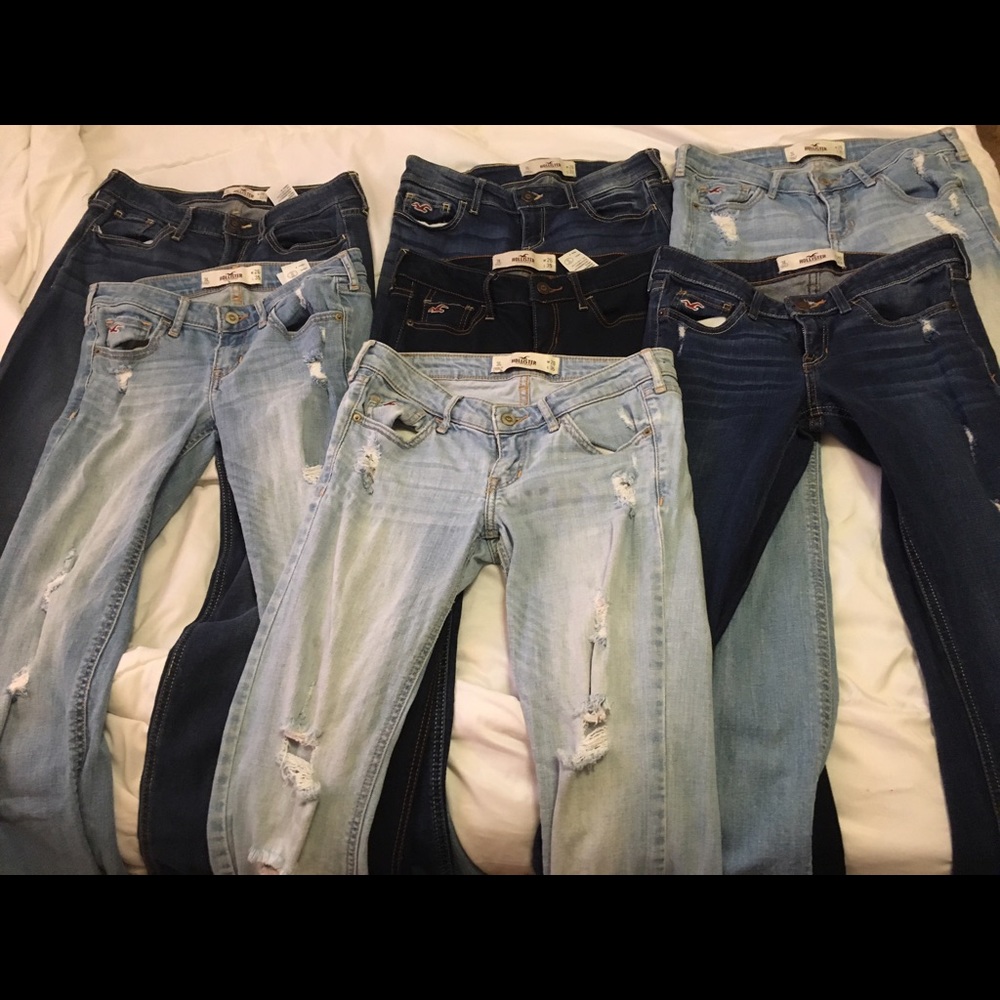 big hollister jeans bundle!