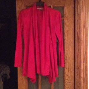 Athleta Red Knit Cardigan