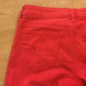 American Eagle Jeggings 👖 Bright Red