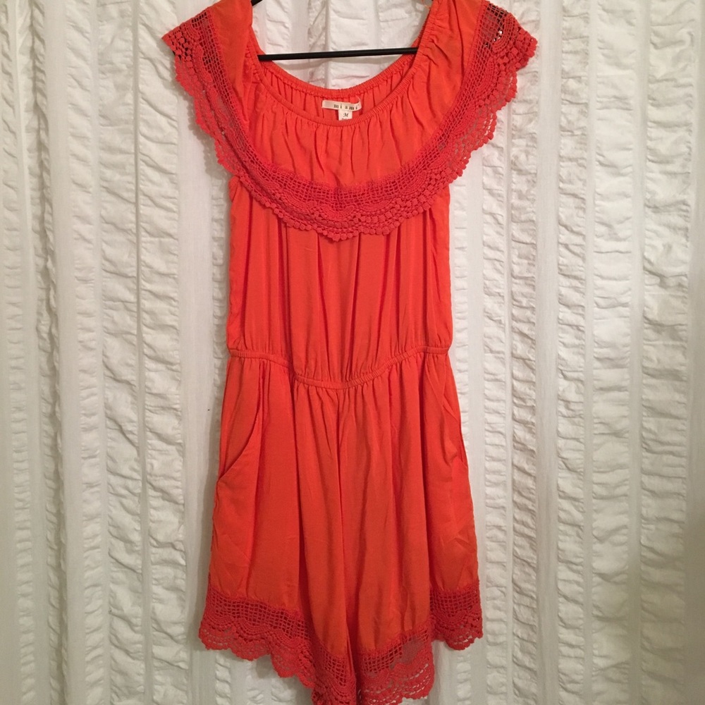 Coral Romper