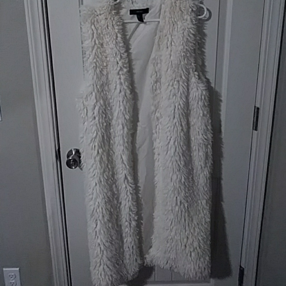 Fur cardigan