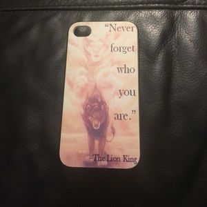 Lion king iPhone 4 case