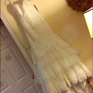 Brand new davids bridal wedding dress size 12