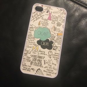 The fault in our stars iPhone 4 case