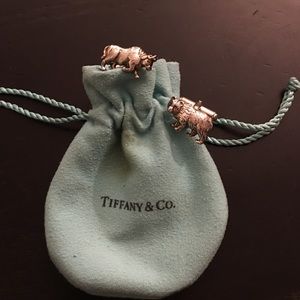 Tiffany Bull and Bear cuff links