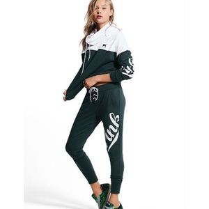 SOLD- VS PINK Cowl Neck Pullover & Pants Set