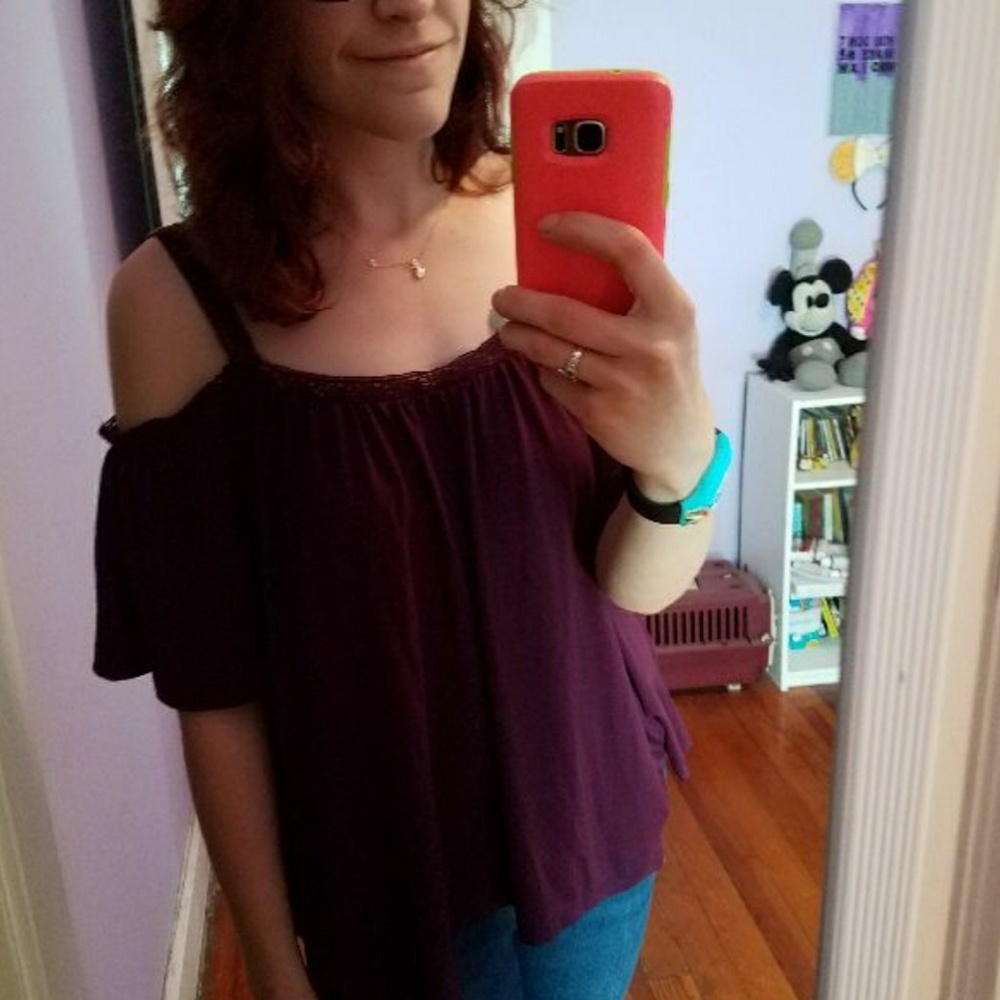 Mudd Cold Shoulder Top