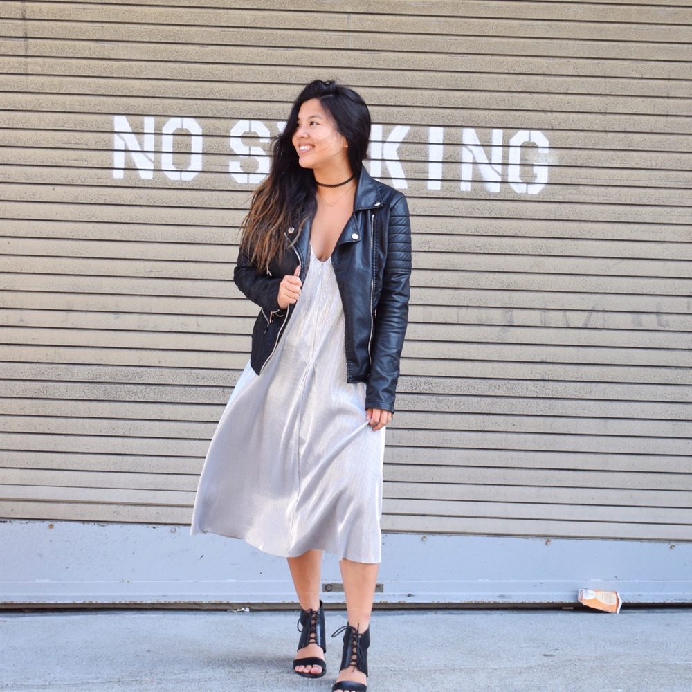 Silver Topshop dress