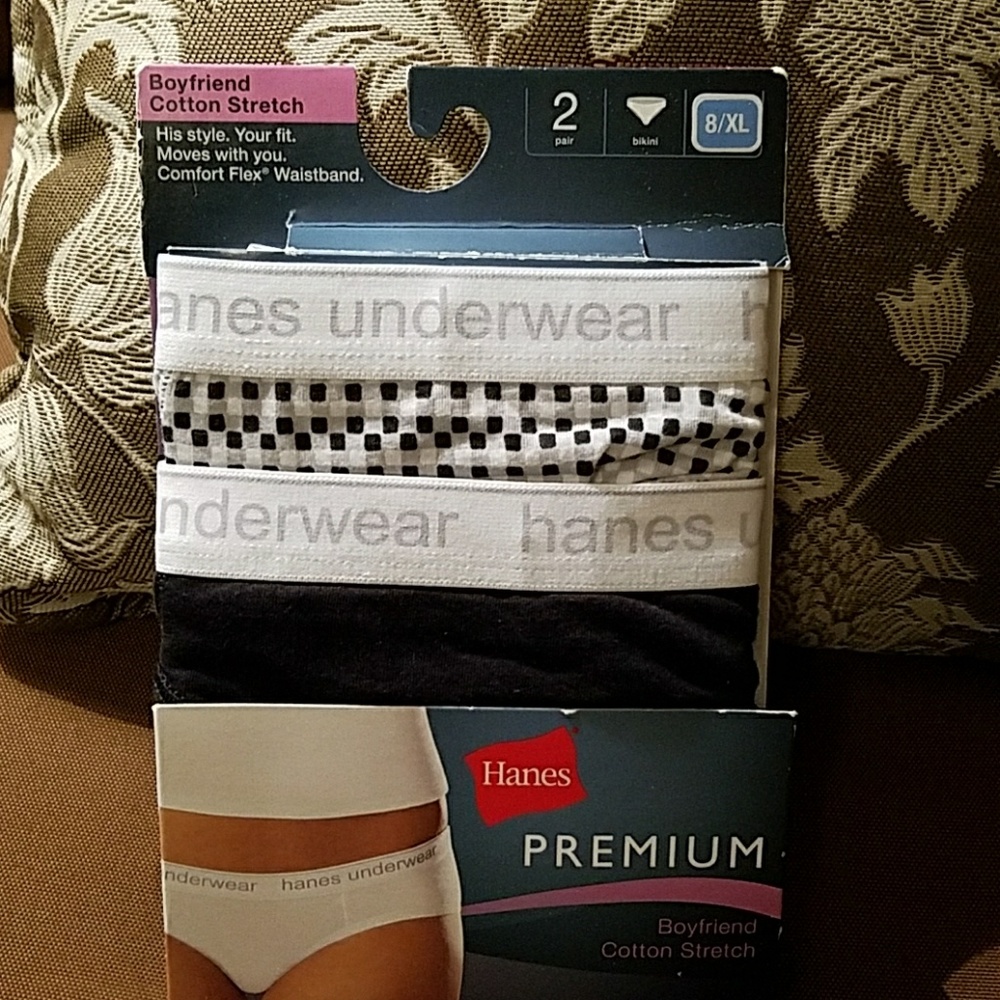 Hanes boyfriend bikinis