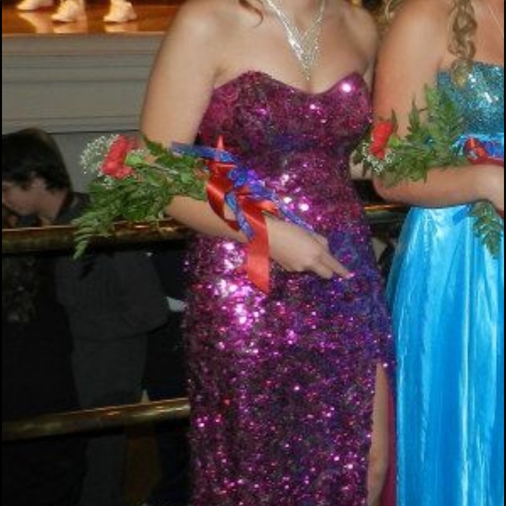 Sequin prom dress