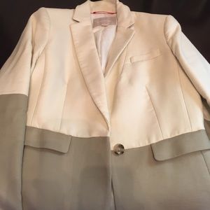 Two-tone blazer