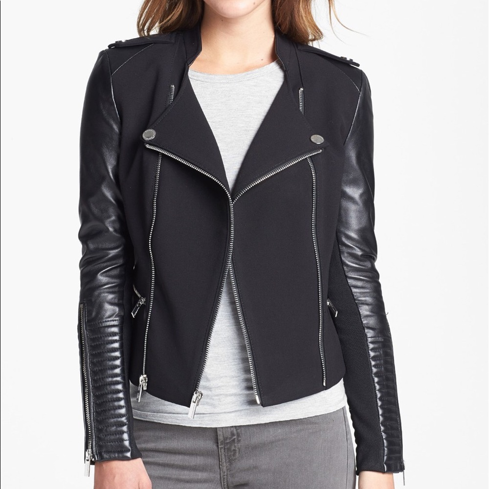 BCBGMAXAZRIA Ava Moto Jacket