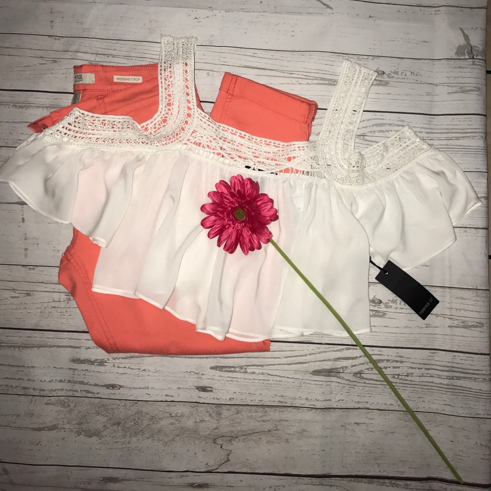 Forever21 Crochet Top